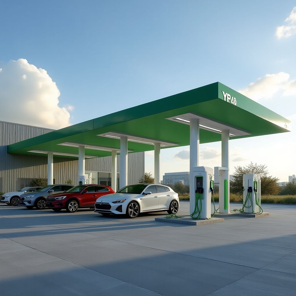 Estación de carga eléctrica YPF